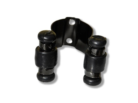 CLIP POUR SUPPORT MURAL POUR QUEUE BLACK CHROM ROLLER