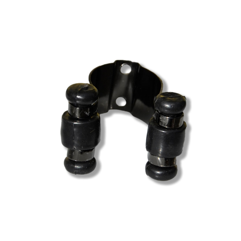 Clip aus Metall (Black Chrome) für Billard Queuewandhalter.